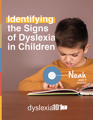 Dyslexia 101 e-book cover photo